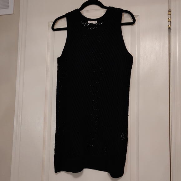 Vince Navy Long Vest/ Sleeveless Sweater - Picture 3 of 7